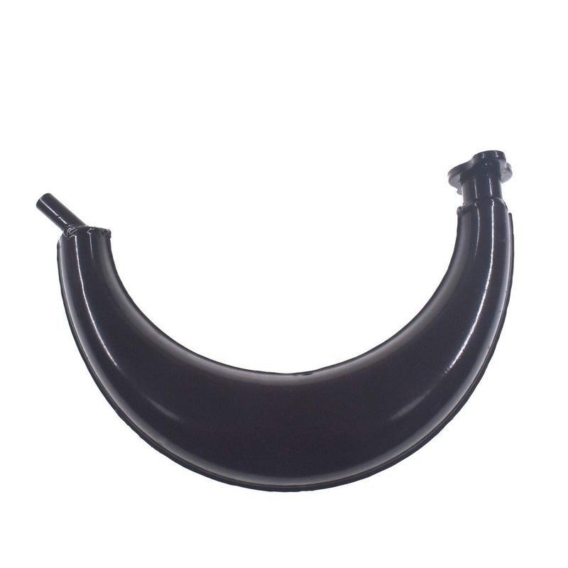 HGC 40mm Half Moon Silencer Muffler Exhaust Black For 49cc 60cc 66cc 80cc 2-Stroke Engine Motor Motorized Bicycle Bike - Image 5